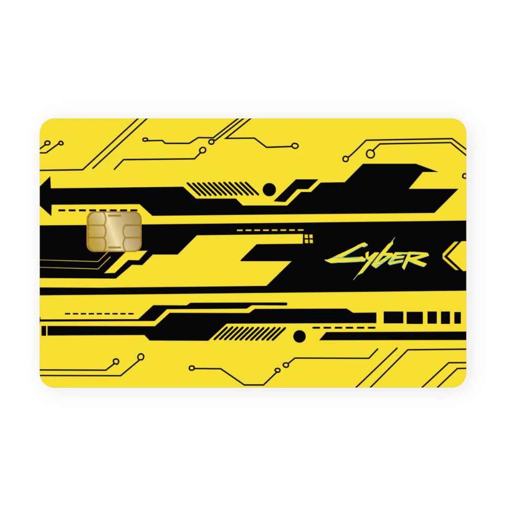 Cyberpunk Card Yellow