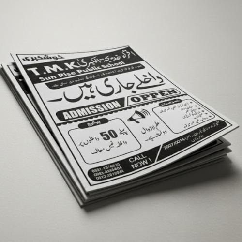 900 Single Color Custom Flyers