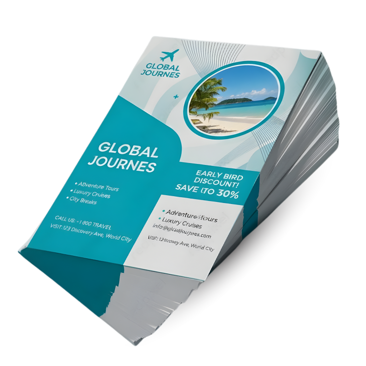 900 Custom Printed Flyers