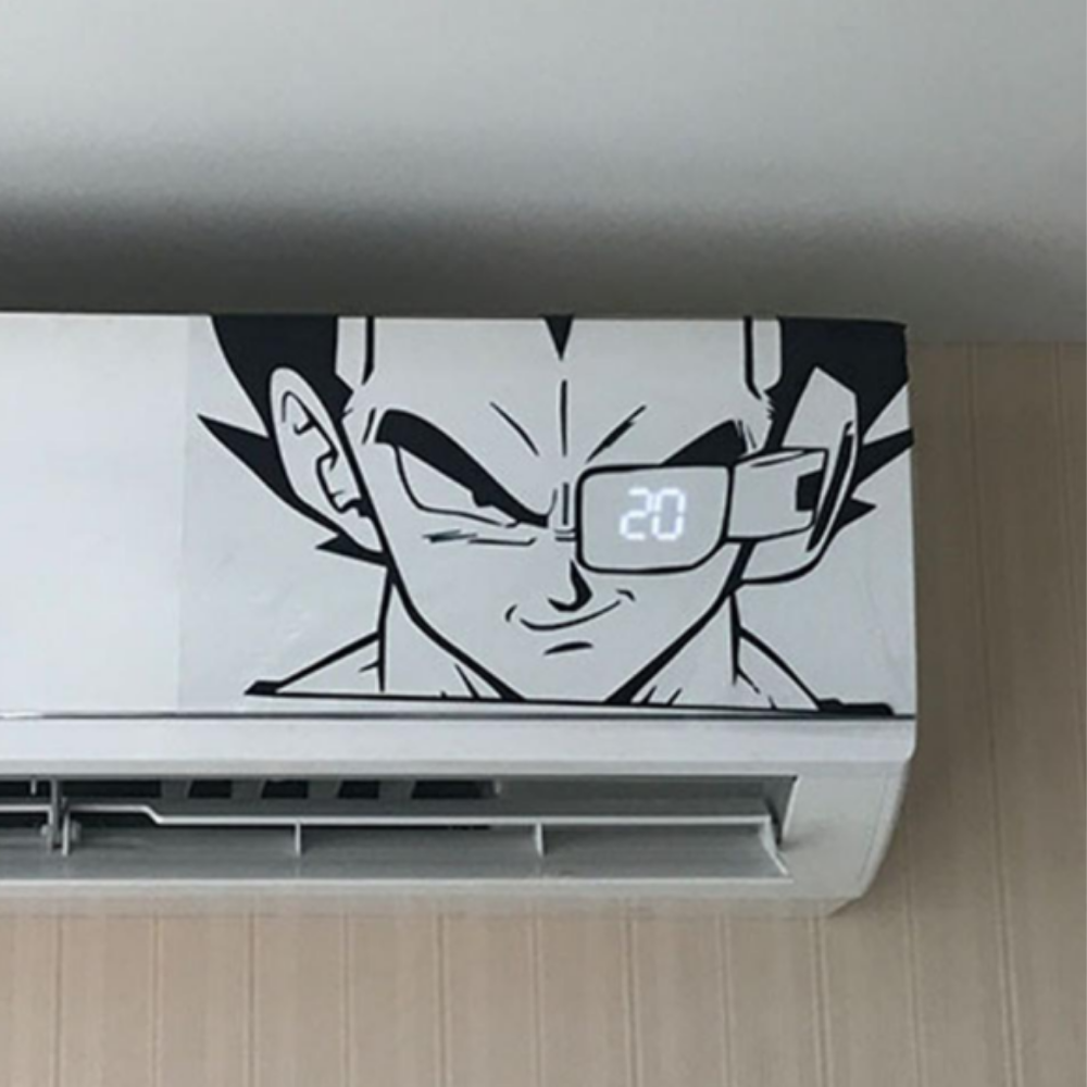 Dragon Ball Goku & Vegeta Air Conditioner Sticker
