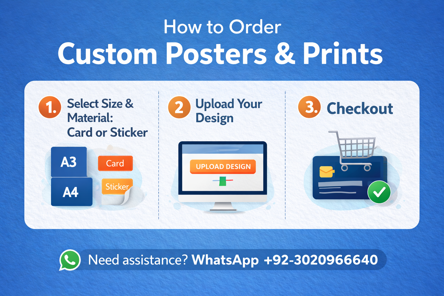 Custom Posters and Self-Adhesive Prints